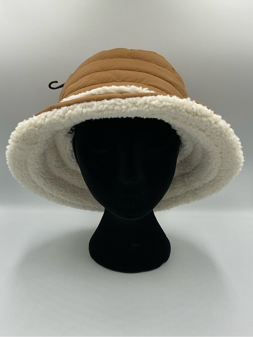 NWT UGG Women's Reversible AW Uggfluff Chestnut Bucket Hat Size L/XL - Picture 2 of 11